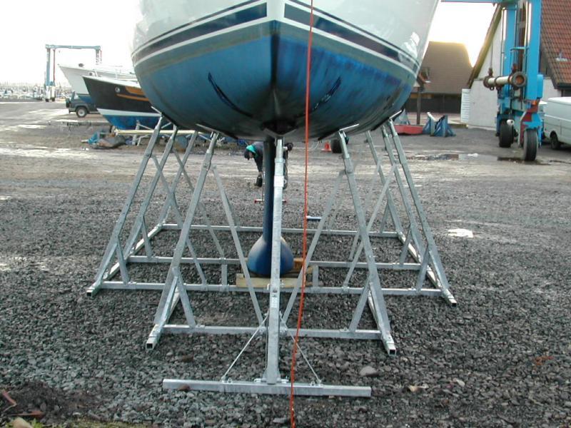 yacht cradle parts