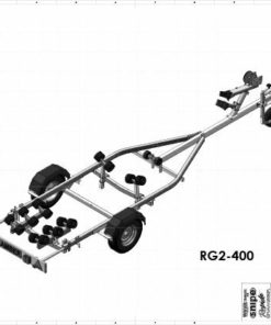 Bramber RG2/400 (Fixed Beam) 600 kg GVW Boat Trailer