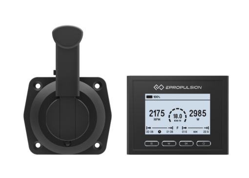ePropulsion Side Mount control for Navy 3 and 6 outboards