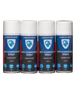 LanoShield Lanolin Marine Spray Grease 400ml 12 Pack