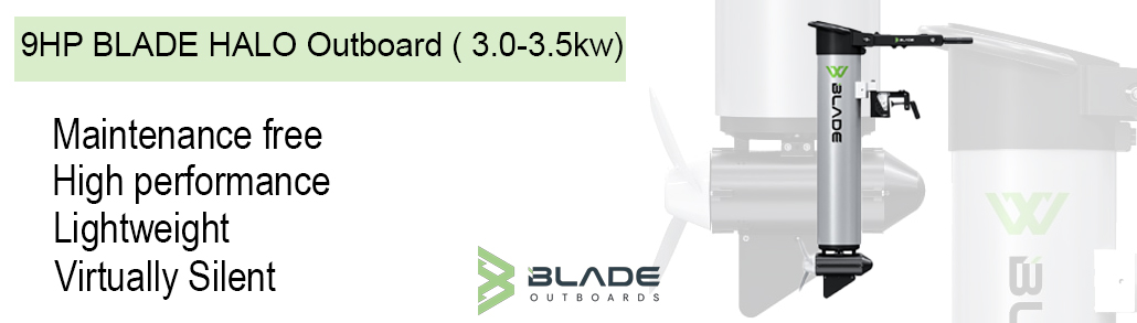 9HP Blade Halo Electric Outboard 3.0-3.5kw
