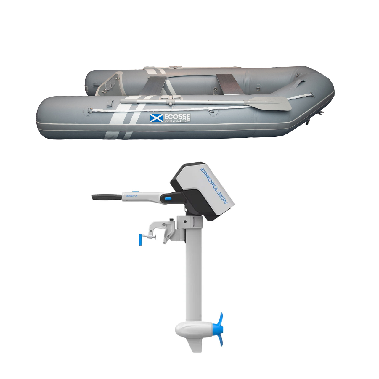 Ecosse 290 inflatble tender with ePropulsion Spirit 2